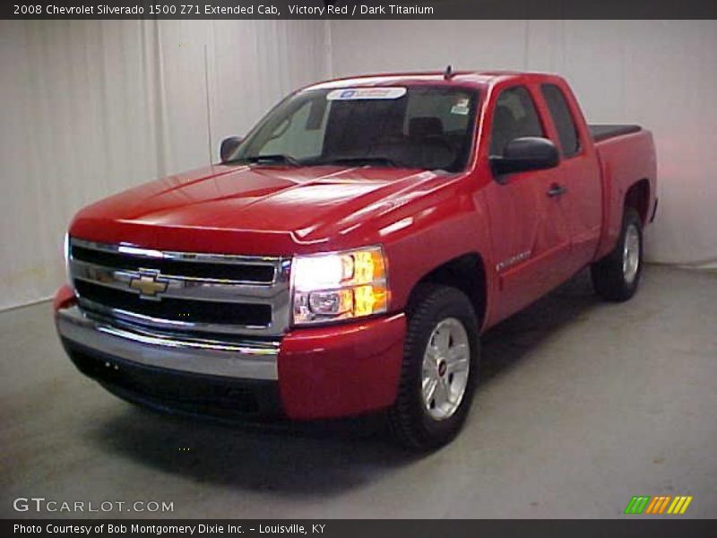 Victory Red / Dark Titanium 2008 Chevrolet Silverado 1500 Z71 Extended Cab