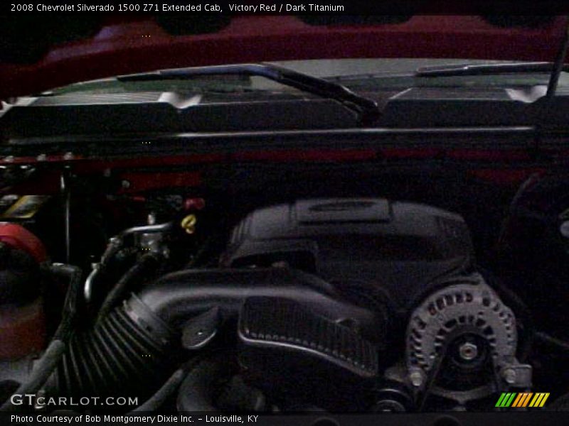 Victory Red / Dark Titanium 2008 Chevrolet Silverado 1500 Z71 Extended Cab