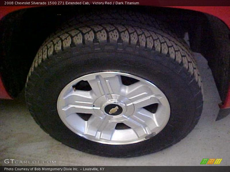 Victory Red / Dark Titanium 2008 Chevrolet Silverado 1500 Z71 Extended Cab