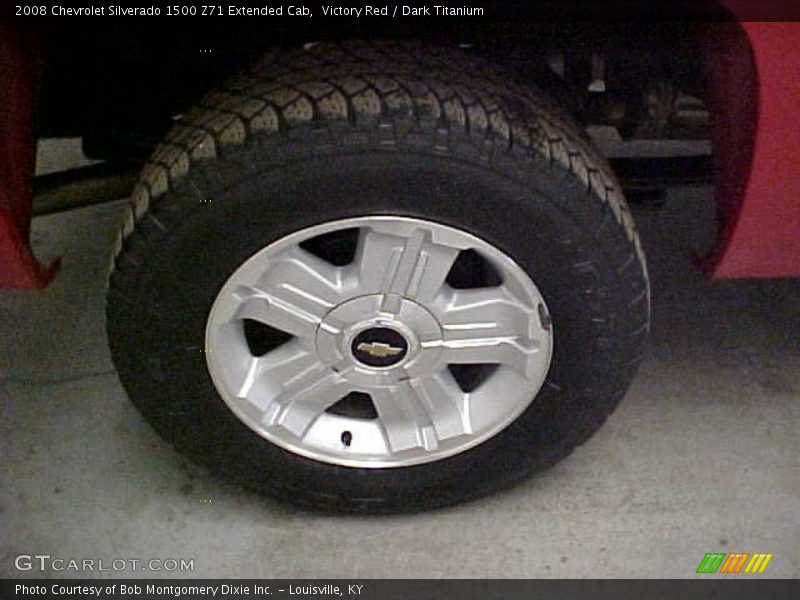 Victory Red / Dark Titanium 2008 Chevrolet Silverado 1500 Z71 Extended Cab
