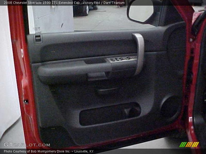 Victory Red / Dark Titanium 2008 Chevrolet Silverado 1500 Z71 Extended Cab