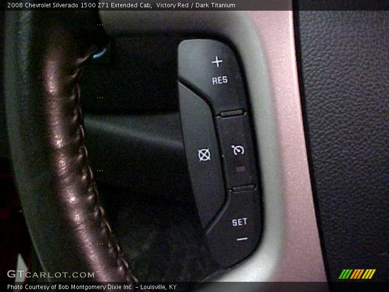 Victory Red / Dark Titanium 2008 Chevrolet Silverado 1500 Z71 Extended Cab