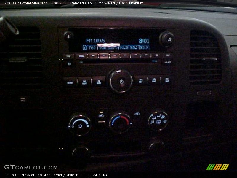 Victory Red / Dark Titanium 2008 Chevrolet Silverado 1500 Z71 Extended Cab