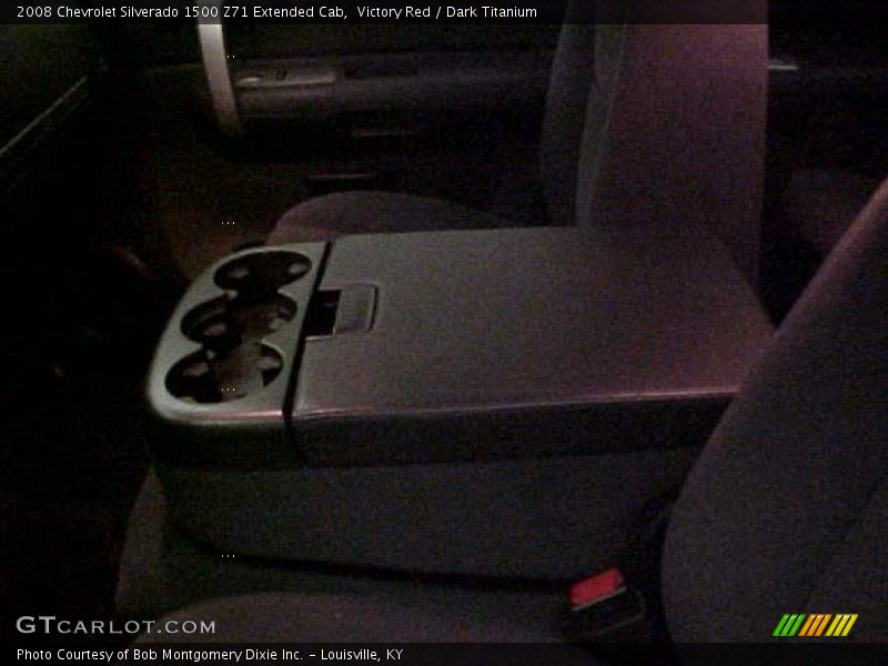 Victory Red / Dark Titanium 2008 Chevrolet Silverado 1500 Z71 Extended Cab