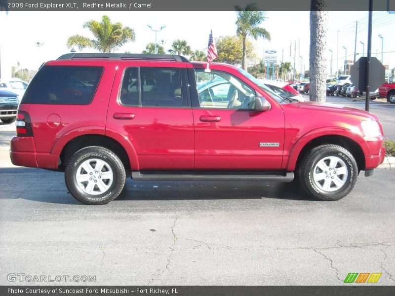 Redfire Metallic / Camel 2008 Ford Explorer XLT