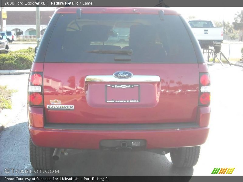 Redfire Metallic / Camel 2008 Ford Explorer XLT