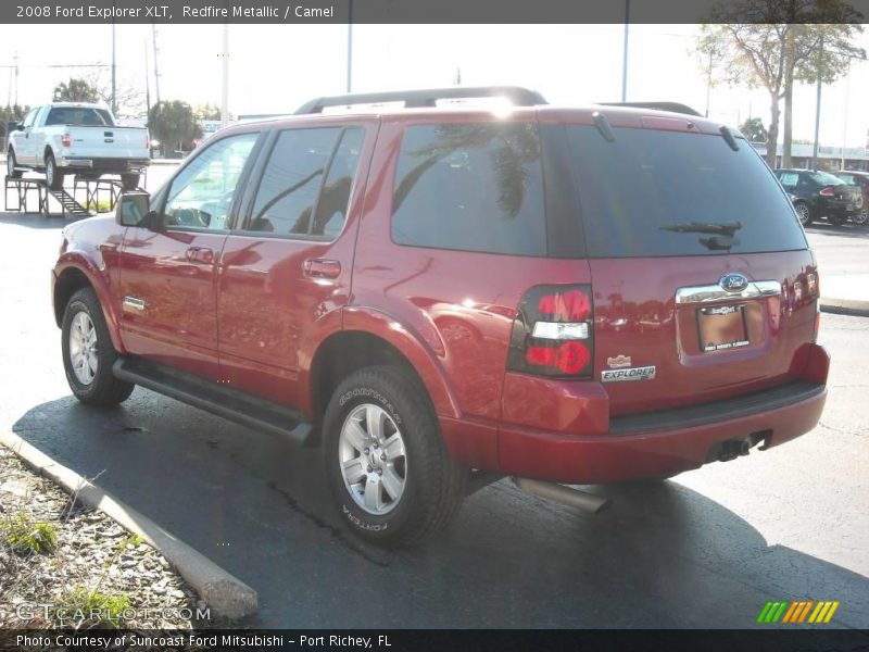 Redfire Metallic / Camel 2008 Ford Explorer XLT