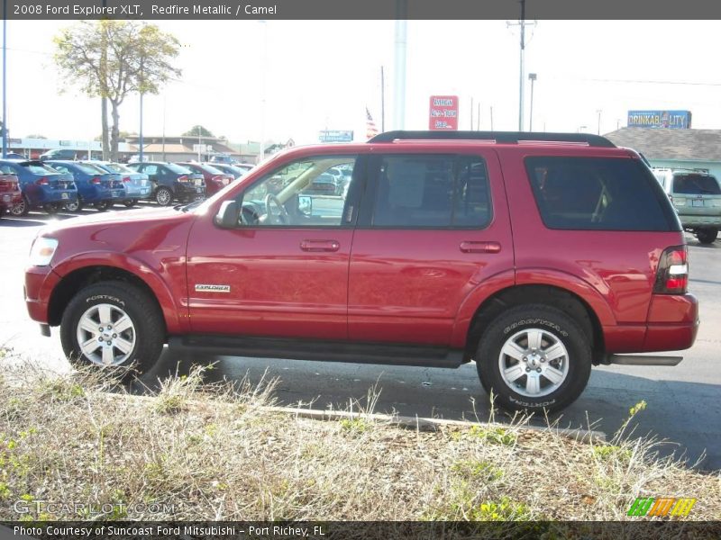 Redfire Metallic / Camel 2008 Ford Explorer XLT
