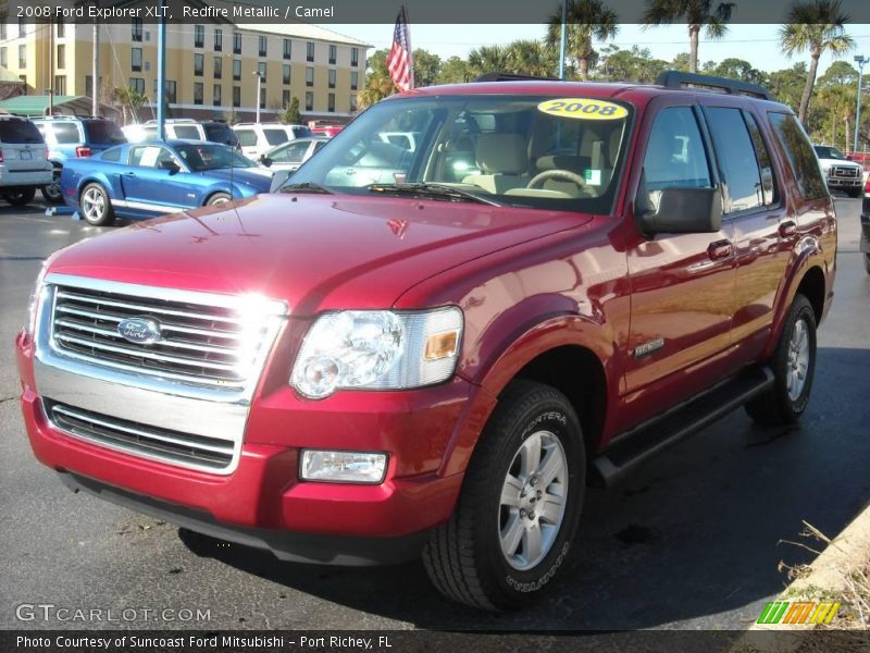 Redfire Metallic / Camel 2008 Ford Explorer XLT