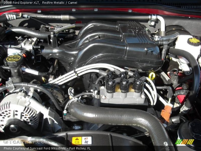 Redfire Metallic / Camel 2008 Ford Explorer XLT