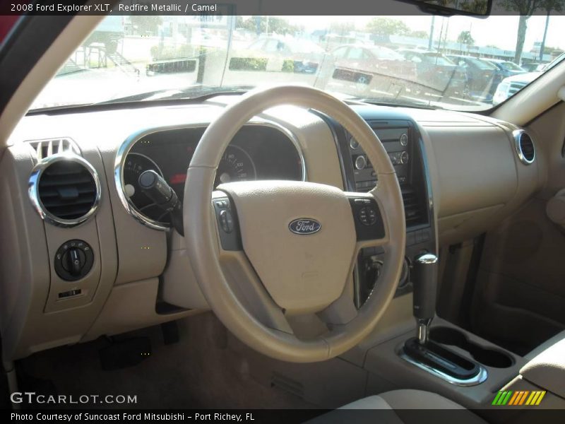 Redfire Metallic / Camel 2008 Ford Explorer XLT