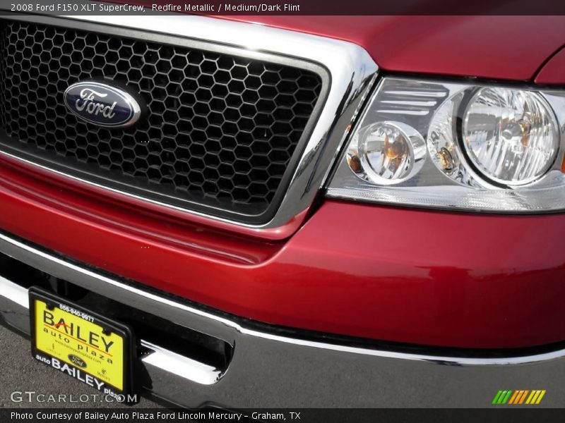 Redfire Metallic / Medium/Dark Flint 2008 Ford F150 XLT SuperCrew
