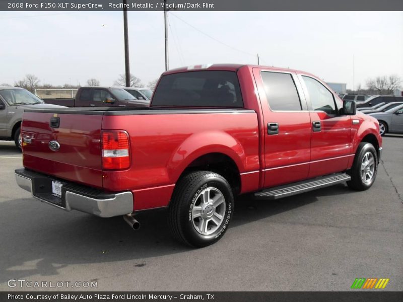 Redfire Metallic / Medium/Dark Flint 2008 Ford F150 XLT SuperCrew