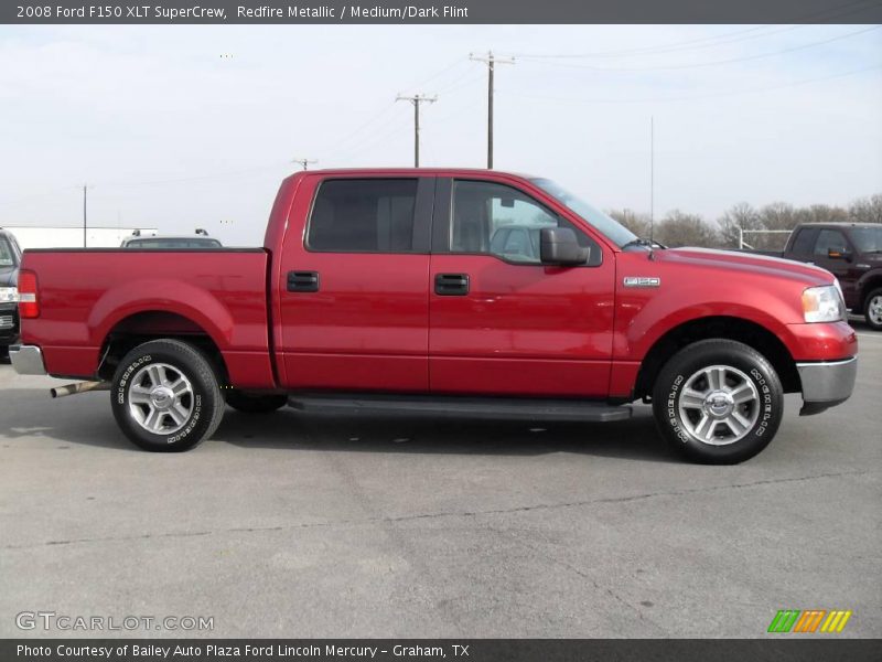 Redfire Metallic / Medium/Dark Flint 2008 Ford F150 XLT SuperCrew
