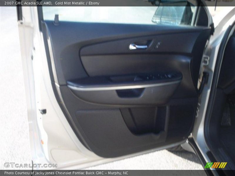 Gold Mist Metallic / Ebony 2007 GMC Acadia SLE AWD