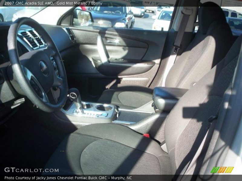 Gold Mist Metallic / Ebony 2007 GMC Acadia SLE AWD