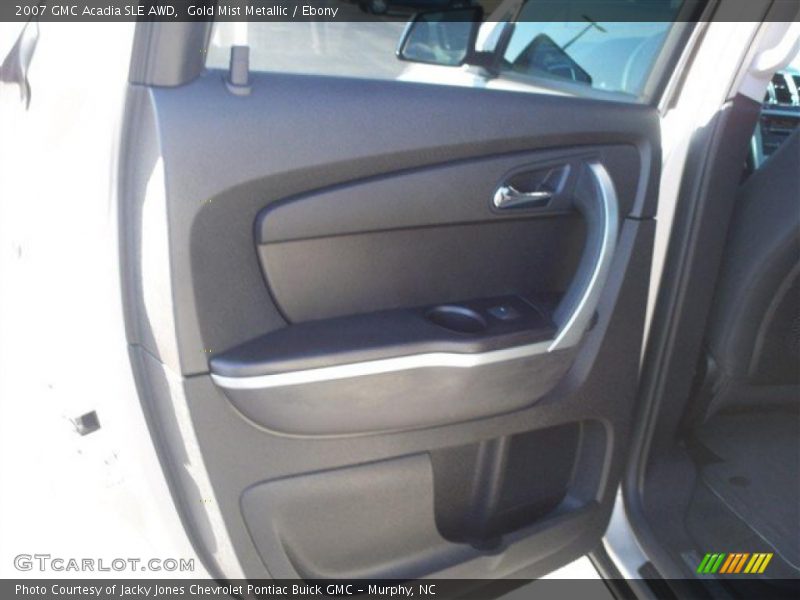 Gold Mist Metallic / Ebony 2007 GMC Acadia SLE AWD