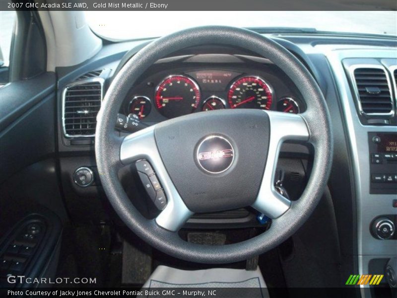 Gold Mist Metallic / Ebony 2007 GMC Acadia SLE AWD