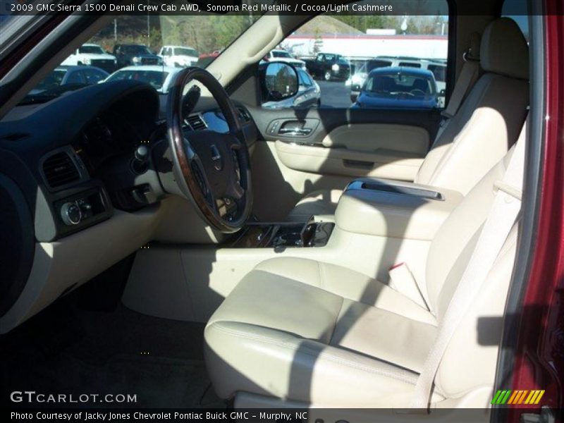 Sonoma Red Metallic / Cocoa/Light Cashmere 2009 GMC Sierra 1500 Denali Crew Cab AWD