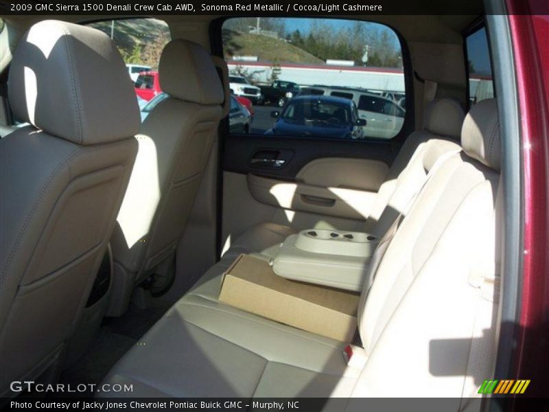 Sonoma Red Metallic / Cocoa/Light Cashmere 2009 GMC Sierra 1500 Denali Crew Cab AWD