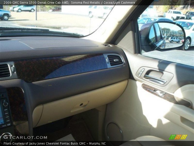 Sonoma Red Metallic / Cocoa/Light Cashmere 2009 GMC Sierra 1500 Denali Crew Cab AWD