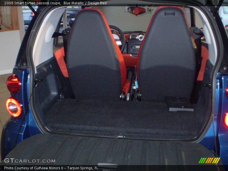 Blue Metallic / Design Red 2008 Smart fortwo passion coupe