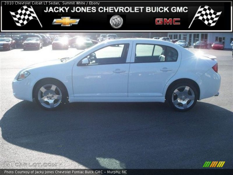 Summit White / Ebony 2010 Chevrolet Cobalt LT Sedan