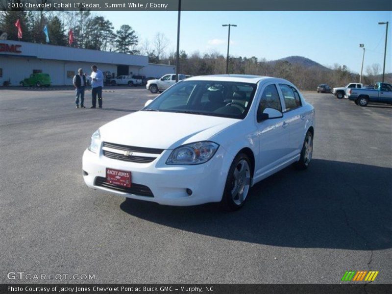 Summit White / Ebony 2010 Chevrolet Cobalt LT Sedan