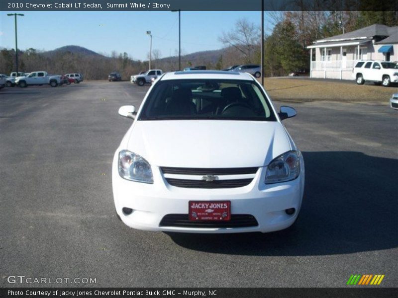 Summit White / Ebony 2010 Chevrolet Cobalt LT Sedan