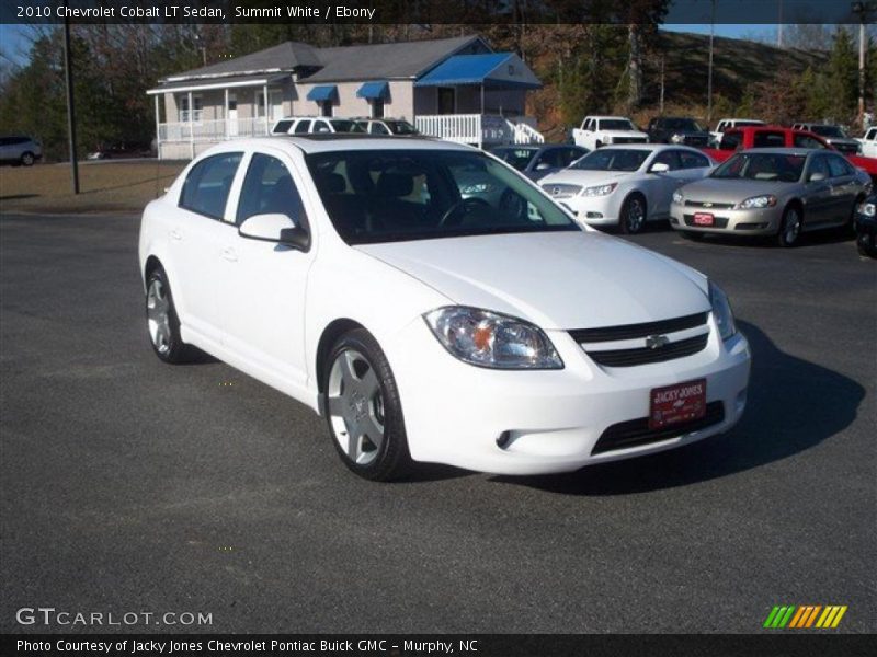 Summit White / Ebony 2010 Chevrolet Cobalt LT Sedan