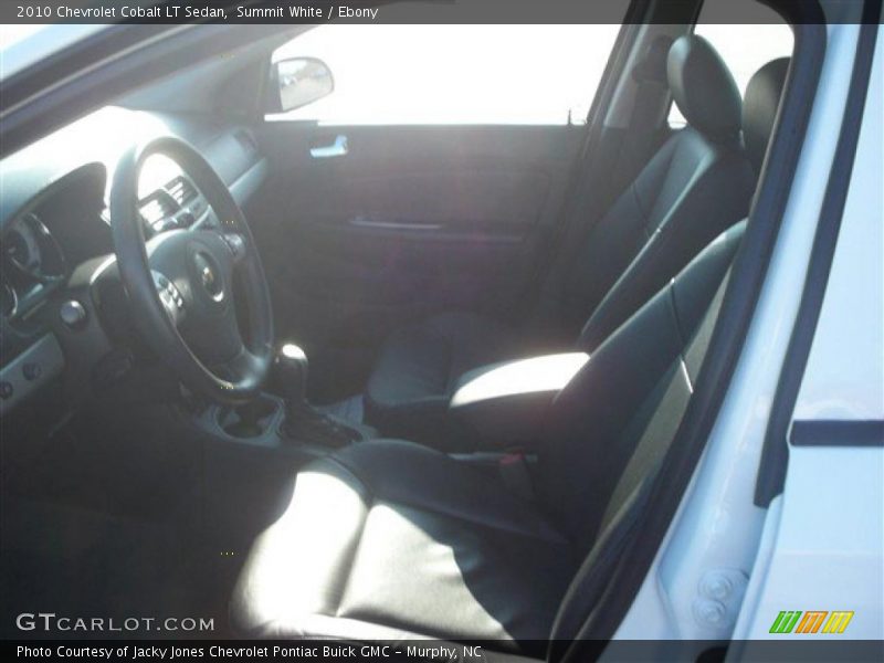 Summit White / Ebony 2010 Chevrolet Cobalt LT Sedan