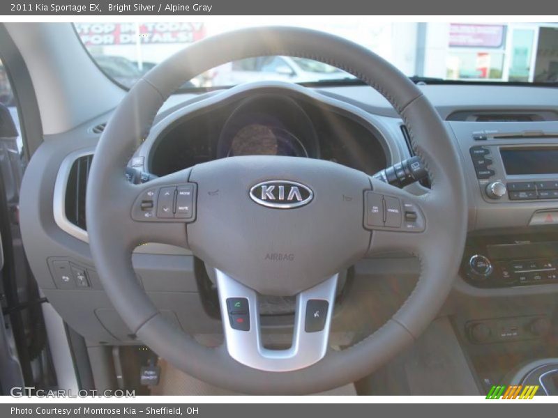 Bright Silver / Alpine Gray 2011 Kia Sportage EX