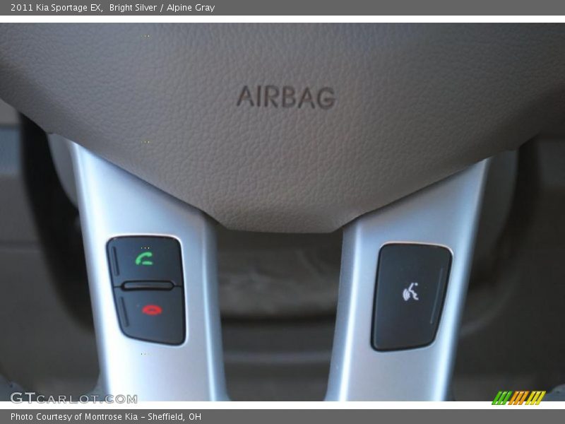 Bright Silver / Alpine Gray 2011 Kia Sportage EX