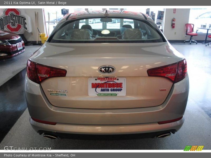 Satin Metal / Beige 2011 Kia Optima LX