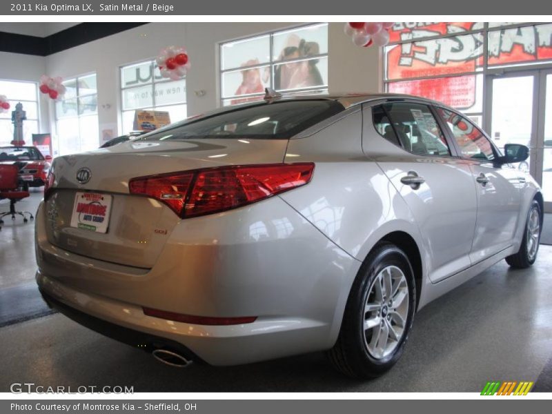 Satin Metal / Beige 2011 Kia Optima LX