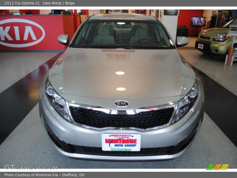 Satin Metal / Beige 2011 Kia Optima LX