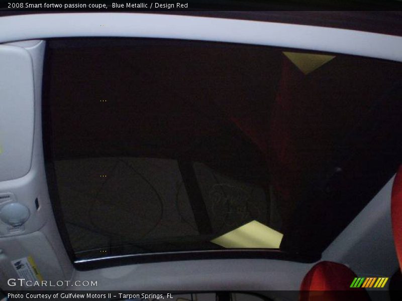 Blue Metallic / Design Red 2008 Smart fortwo passion coupe