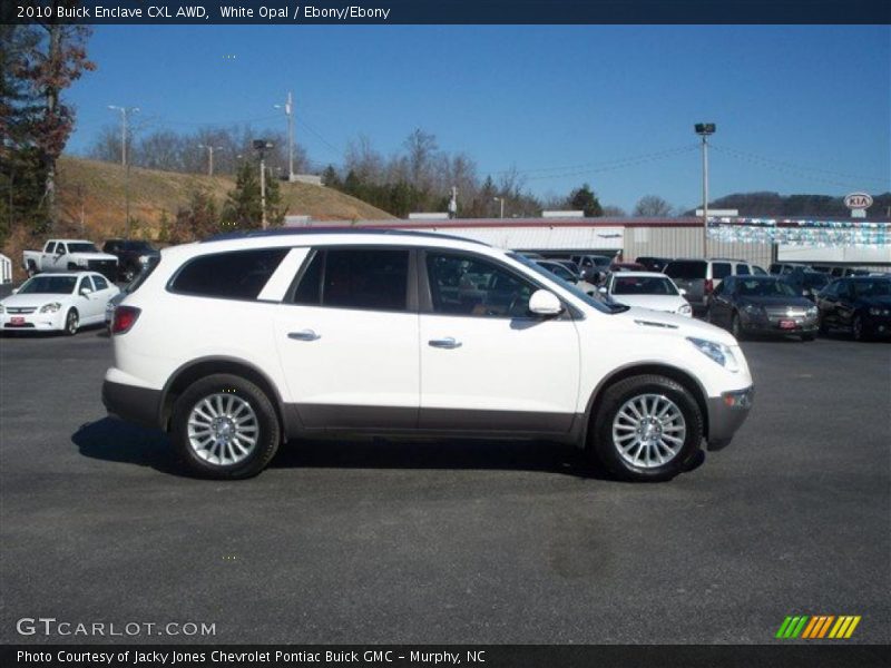 White Opal / Ebony/Ebony 2010 Buick Enclave CXL AWD