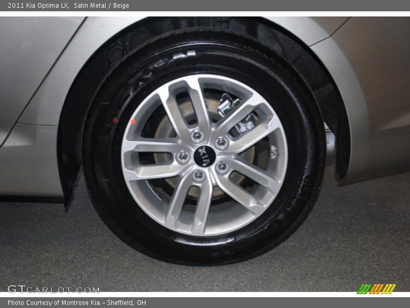 Satin Metal / Beige 2011 Kia Optima LX