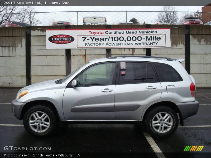 Titanium / Gray 2001 Toyota RAV4 4WD