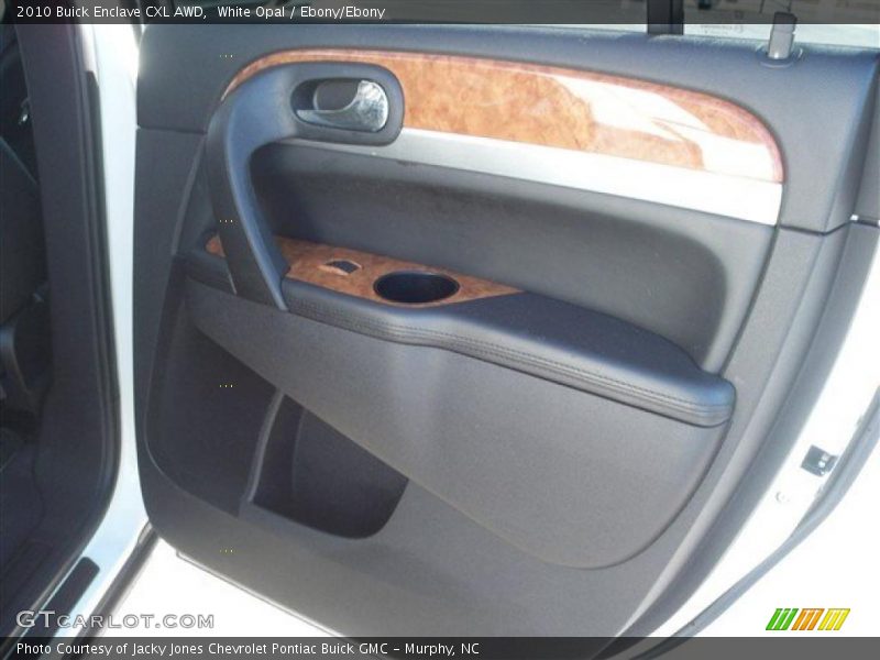 White Opal / Ebony/Ebony 2010 Buick Enclave CXL AWD