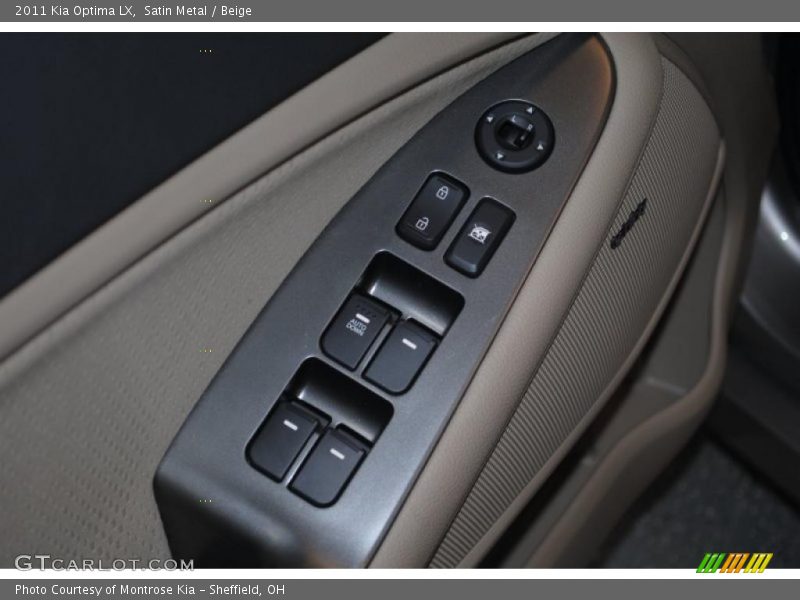 Satin Metal / Beige 2011 Kia Optima LX