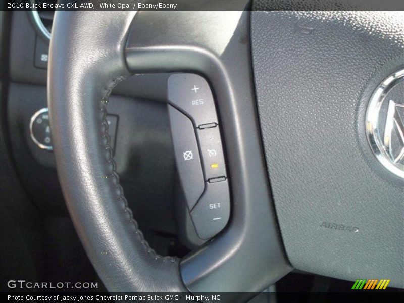 White Opal / Ebony/Ebony 2010 Buick Enclave CXL AWD