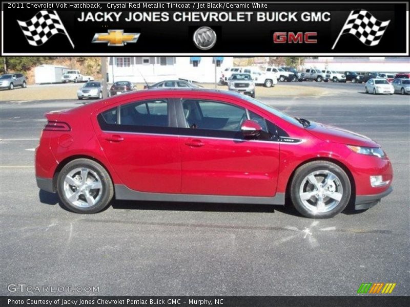 Crystal Red Metallic Tintcoat / Jet Black/Ceramic White 2011 Chevrolet Volt Hatchback