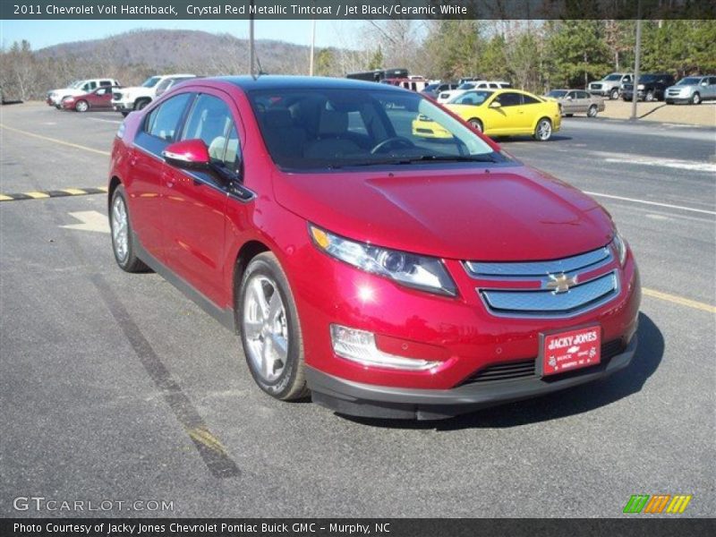 Crystal Red Metallic Tintcoat / Jet Black/Ceramic White 2011 Chevrolet Volt Hatchback
