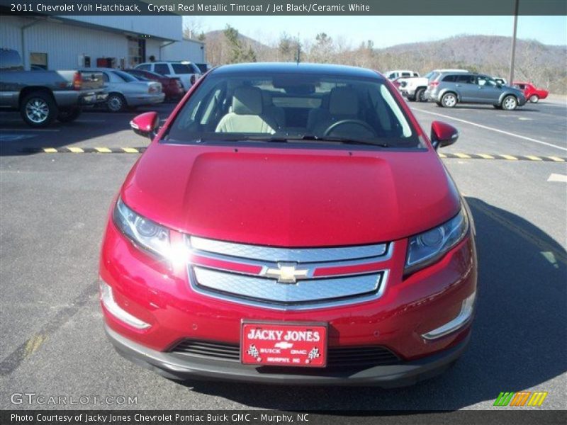 Crystal Red Metallic Tintcoat / Jet Black/Ceramic White 2011 Chevrolet Volt Hatchback