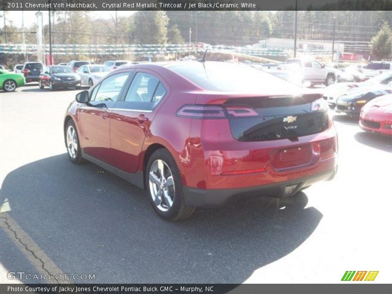 Crystal Red Metallic Tintcoat / Jet Black/Ceramic White 2011 Chevrolet Volt Hatchback