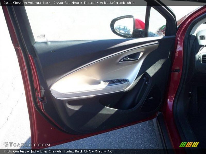 Crystal Red Metallic Tintcoat / Jet Black/Ceramic White 2011 Chevrolet Volt Hatchback