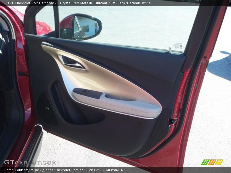 Crystal Red Metallic Tintcoat / Jet Black/Ceramic White 2011 Chevrolet Volt Hatchback