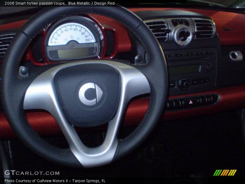 Blue Metallic / Design Red 2008 Smart fortwo passion coupe
